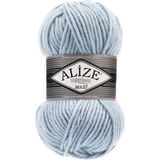 Superlana Maxi %25 Yün - %75 Akrilik / 100 gr - 100 M Atkı Bere Örmek Için 480 Açık Mavi