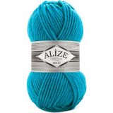 Superlana Maxi %25 Yün - %75 Akrilik / 100 gr - 100 M Atkı Bere Örmek Için 484 Turkuaz