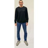 Süperlife Erkek Bisiklet Yaka Rahat Kalıp 3 iplik Kalın AİR Nakışlı Sweatshirt SPR24SW33