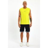 Süperlife Erkek Bisiklet Yaka Regular Fit Brooklyn Baskılı Tişört SPR22TS122 - 00Sarı