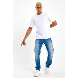 Süperlife Erkek Bisiklet Yaka Standart ®ular Fit Tişort SPR21Y30 - Green