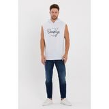Süperlife Erkek Kapşonlu Regular Fit Tişört SPR22TS118 - Açik Mavi - 2XL