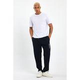 Superlife Erkek Regular/normal Kesim Lastik Belli Brooklyn Şehir Baskılı Eşofman Altı 24EA205 - Siyah - 3XL