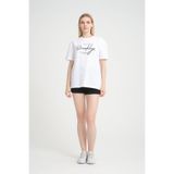 Superlife Kadın Bisiklet Yaka Oversize Fit Tişort SPR24TSk110