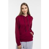 Superlife Süperlife Kadın Kapşonlu Oversize Fit Ince Sweatshirt Spr21k55