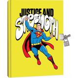 Superman 14X20 Kilitli Hatıra Defteri - Justice And Strength