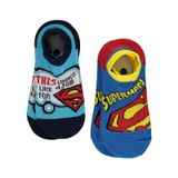 Superman Erkek Çocuk 2'li Babet Çorap 2-12 Yaş Standart-12-13 Yaş