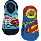 Superman Erkek Çocuk 2'li Babet Çorap 2-12 Yaş Standart - 2 - 3 Yaş