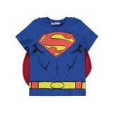 Superman Erkek Çocuk Tişört 2-5 Yaş Saks Mavisi