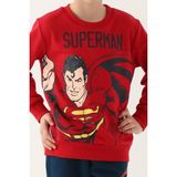 Superman Kırmızı Erkek Çocuk Eşofman Takımı Nefes Alabilir Kumaşla Rahat Kullanım Sunar - 4 - 5 Yaş