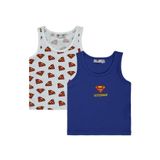 SUPERMAN Süperman 2-10 Yaş 2'Li Atlet Set, 2-3 Yaş, 77334197224W1, Mavi, erkek-çocuk