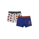 SUPERMAN Süperman 2-10 Yaş 2'li Boxer Set, 2-3 Yaş, D2334197324W1, Standart, erkek-çocuk