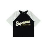 Superman Süperman Baskılı 10-13 Yaş Tişört - Siyah 10-11 Yaş