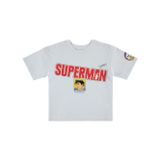 Superman Süperman Baskılı 6-9 Yaş Tişört - Beyaz 8-9 Yaş