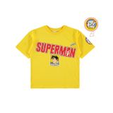 Superman Süperman Baskılı 6-9 Yaş Tişört - Sarı 6-7 Yaş
