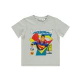 Superman Süperman Can Fly Baskılı 6-9 Yaş Tişört - Gri 8-9 Yaş
