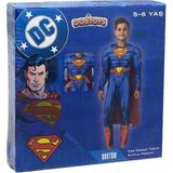 Superman Süperman Kaslı Kostüm Kutulu 5-6 Yaş