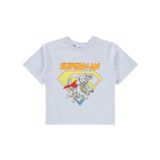 Superman Süperman Krypto Baskılı 2-5 Yaş Tişört - Beyaz2-3 Yaş
