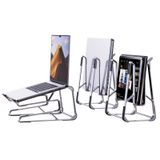SuperMarons Masa için Alüminyum Dizüstü Bilgisayar Standı, Ergonomik Bilgisayar Yükselticisi, Çıkarılabilir Taşınabilir Dizüstü Bilgisayar Tutacağı, Macbook, Tablet ve Dizüstü Bilgisayarlar için