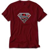 Supermn Dark Legend Kırmızı Tişört Liyada - 2XL