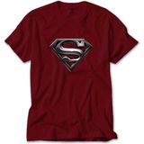 Supermn Logo Kırmızı Tişört Liyada