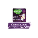 Supernight Hijyenik Ped Uzun Süper Mega Fırsat Paketi 102 Adet
