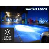 Supernova Buz Mavi H1 Simsek Etkili Zenon Cob Led Xenon Led Headl