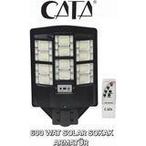 Supernova Solar Aydınlatma Cata CT-4643 12 Saat Yanma, Uzaktan Kumanda, Sensörlü - Siyah-6400K