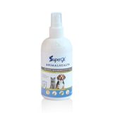 SuperOX Doğal ve Alkolsüz Ağız Kulak Yara ve Deri Bakım Solüsyonu Hayvan Sağlığı, Hipokloröz İçeren 250 ML