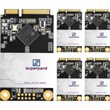 Superpard Msata SSD 64GB 5pack Sata Iıı, Dahili SSD Sabit Sürücü, Eski Dizüstü ve Masaüstü Bilgisayarlarla Uyumlu