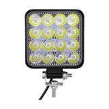 Superpower 2 Adet 16 LED Kare (Off Road-Iş Makinası-Tekne-Yat) Sis Farı Çalışma Lambası