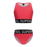 SuperRebel Super Rebel Kız Çocuk Bikini Takım, 16 YAŞ, 5003303252, Kırmızı, Kız Çocuklar