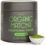 Superself Organik Matcha Tozu 50G, Törensel Sınıf, %100 Saf, Japon Taş Öğütme