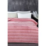 Supersoft Yumuşak Çift Kişilik Battaniye 180 x 230 cm Pudra