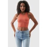 Superstacy Polly Kolsuz Fitilli Kiremit Crop Top