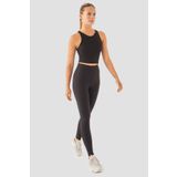 Superstacy Popi Yüksek Bel Siyah Spor Tayt