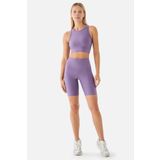Superstacy Violet Biker Lila Spor Tayt