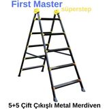 Superstep 5+5 Çift Çıkışlı Metal Merdiven - Seçenek 1