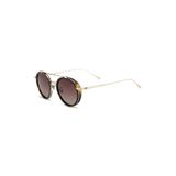 Superstep ST 896 Polarize Güneş Gözlüğü, Yuvarlak Çerçeve, Havana/Altın, 48 mm