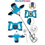 SUPERTURBO 3000W Multi Bakır Sargılı Motor Elektrikli Mikser Boya Harç Karıştıcı 6 Kademe Devir Ayarlı