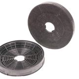 SUPERVAC 2li Davlumbaz Karbon Filtresi 16cm Çap, Silverline, Lanova, Esty,Kumtel ile Uyumlu