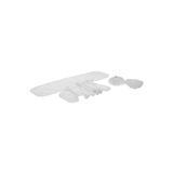 Supervac Alf BT-122 Steam Force Multi Buharlı Temizleyici ile Uyumlu Mop Bez Seti, Beyaz