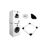 Supervac Çamaşır Makinesi Kurutma Makinesi İstifleme Birleştirme Kiti Hotpoint Ariston Indesit Ayarlanabilir Beyaz