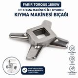 Supervac Fakir Torque 1800W Et Kıyma Makinesi Ile Uyumlu Kıyma Makinesi Bıçağı