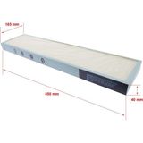Supervac Klima F9 Hepa Filtresi – Hava Temizleme Etkili KG0067834-KG0067835-KG0067833