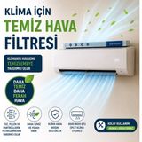 Supervac Klimanızın Hava Kalitesini Destekleyen Filtre - Klimanızı Hava Temizleyiciye Dönüştüren Filtre - Beyaz