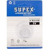 SUPEX 2320 3V Lityum Düğme Pil TEKLİ KART