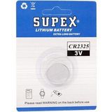 SUPEX 2325 3V Lityum Düğme Pil TEKLİ KART