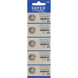 Supex Cr 2032 3V Seker Ölçüm Cihazı Pili ,baskül Tartı Pili ,bios Pili ,anakart Pili 5 Li - 5'li