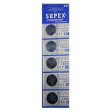 Supex CR1220 3V 5'li Lityum Düğme Pil